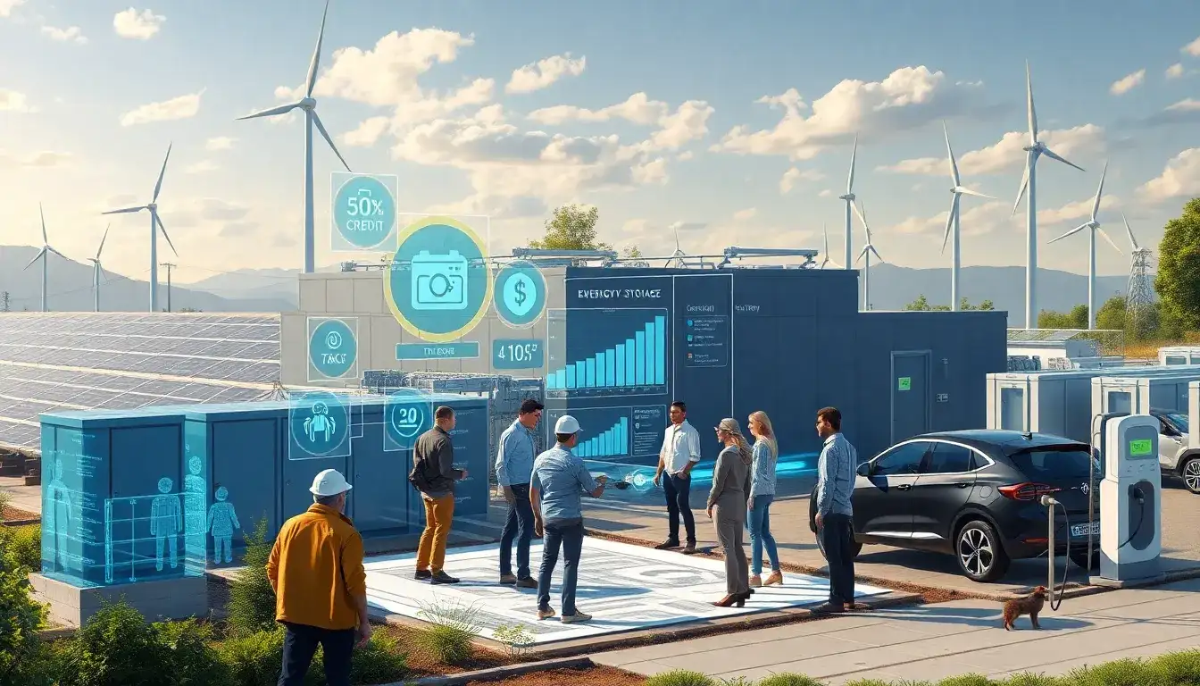 How does the transferability of tax credits benefit energy storage project developers