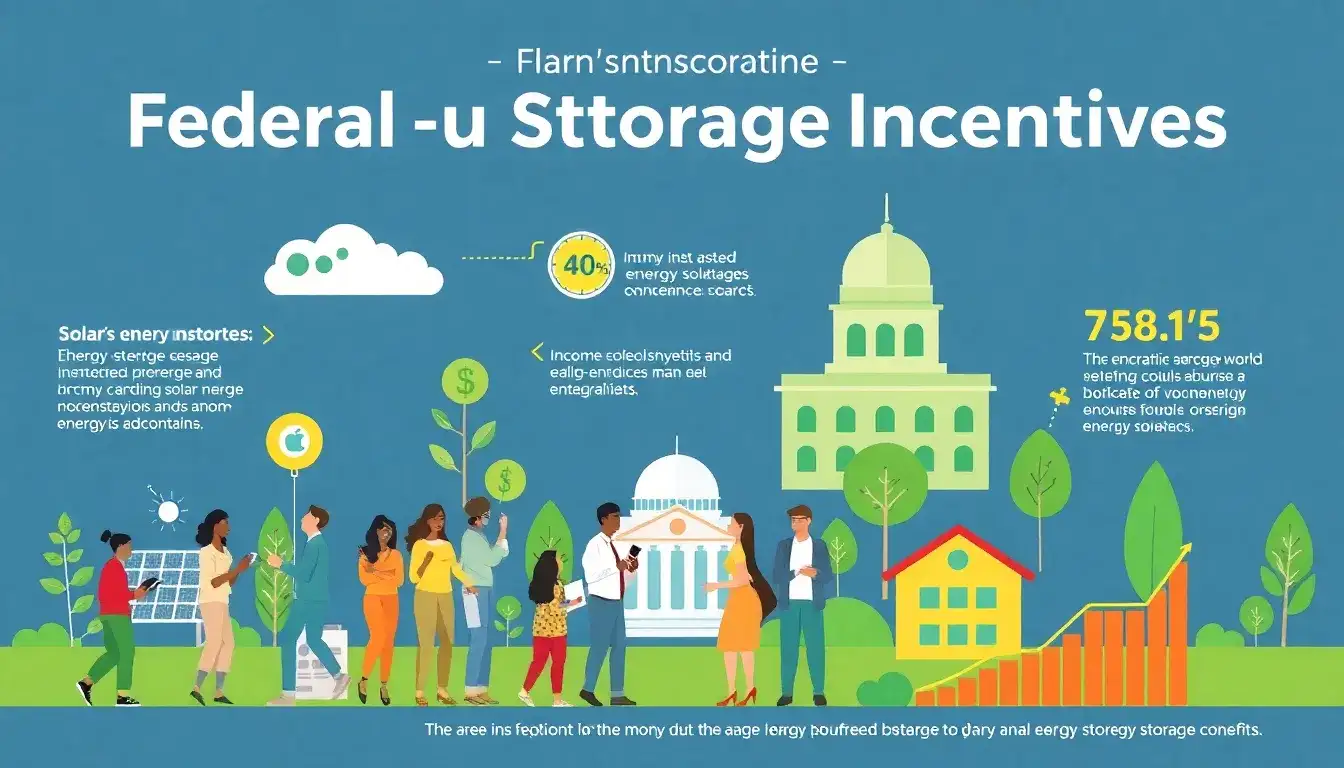 Are there any income restrictions for claiming federal energy storage incentives