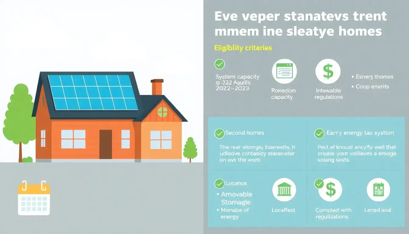 What are the eligibility requirements for the federal investment tax credit for energy storage in a second home