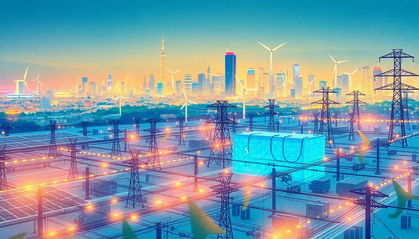 How do batteries contribute to grid stability during peak hours