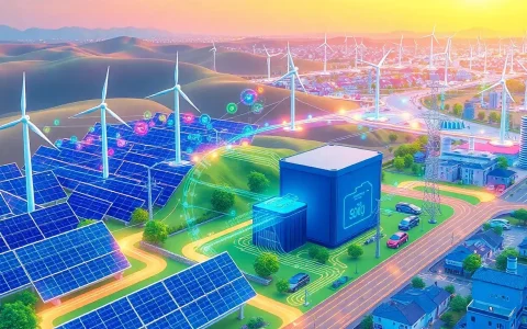 How do batteries help integrate renewable energy sources into the grid