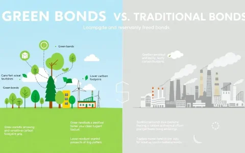 How do green bonds compare to traditional bonds in terms of environmental impact