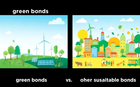 How do green bonds differ from other types of sustainable bonds