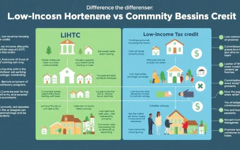 How does the Low-Income Housing Tax Credit (LIHTC) program differ from the Low-Income Communities Bonus Credit Program