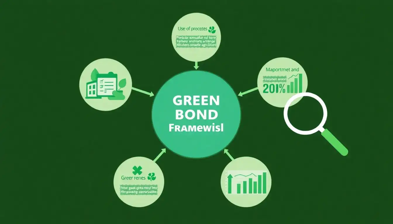 What are the key components of a Green Bond Framework
