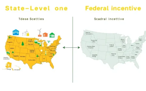 What are the main differences between state-level and federal incentives for energy storage