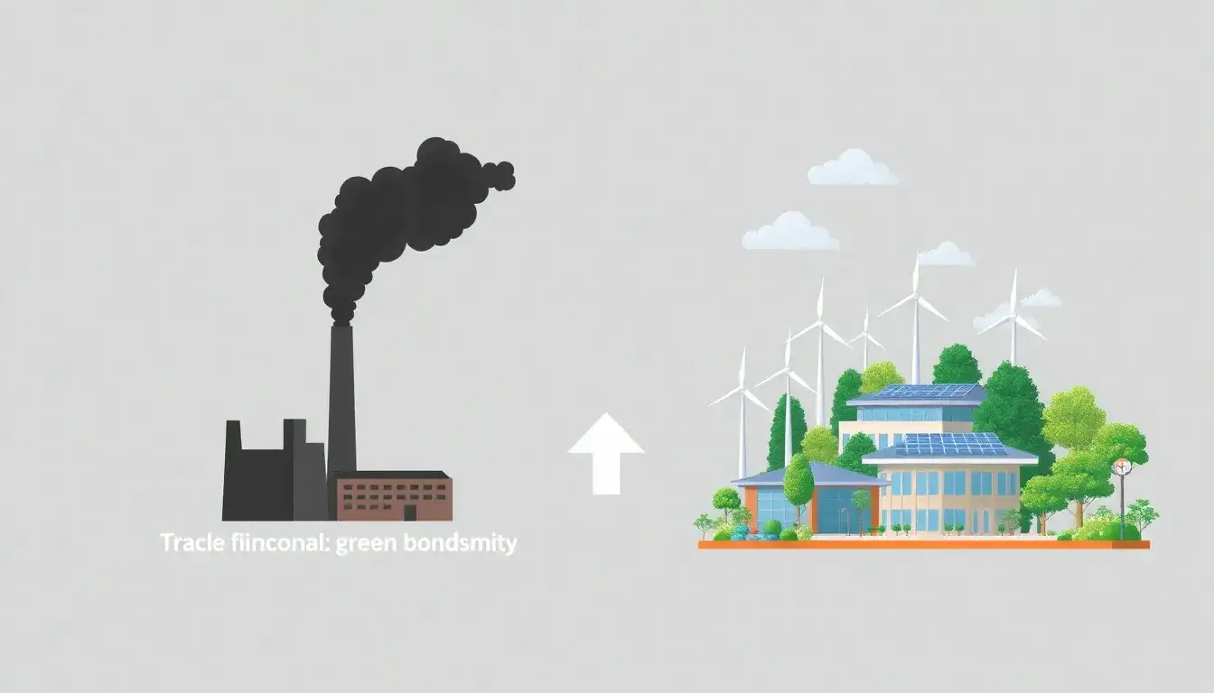 How do green bonds specifically impact carbon emission intensity