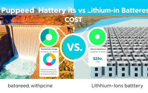 How does the cost of pumped hydro storage compare to lithium-ion batteries