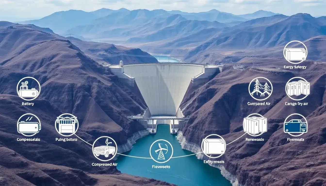 How does the scalability of pumped hydro storage compare to other energy storage systems