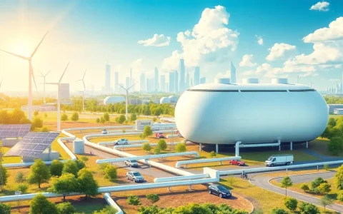 How does hydrogen storage help in reducing carbon emissions from the grid