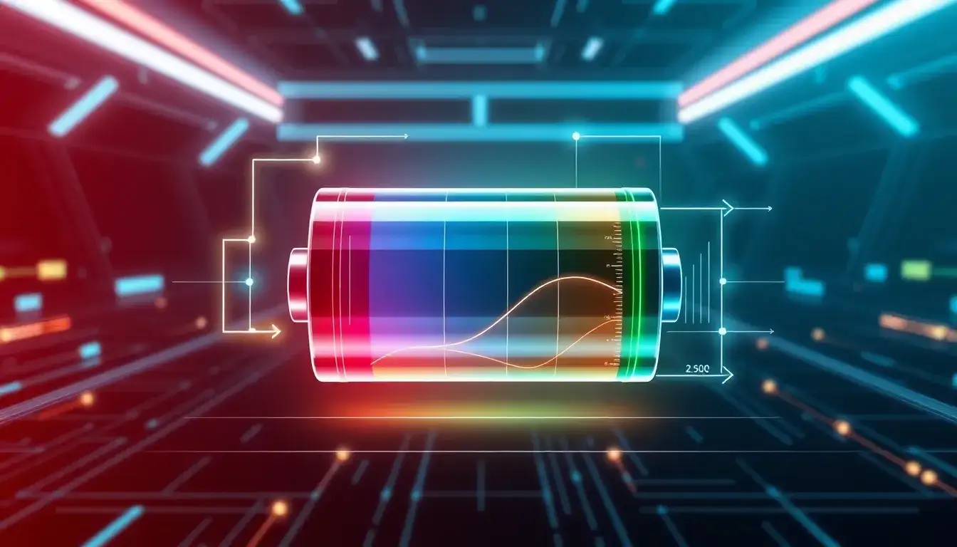 How does the state of charge influence the overall efficiency of a battery