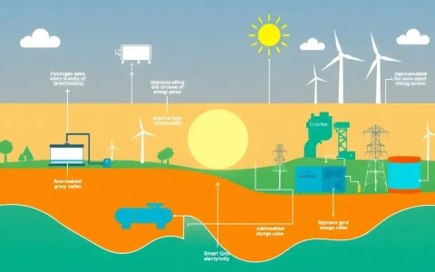 What are the main challenges in improving the round-trip efficiency of hydrogen energy storage