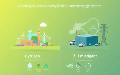 What are the differences in greenhouse gas emissions between hydrogen and battery energy storage