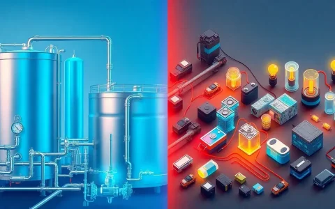 How does the infrastructure for hydrogen storage differ from that for batteries