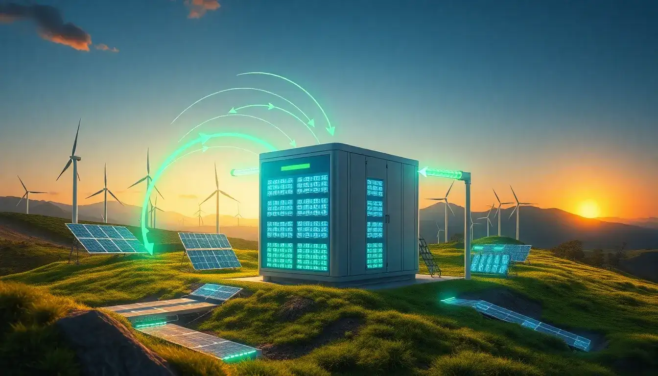 How does battery energy storage facilitate the integration of renewable energy sources