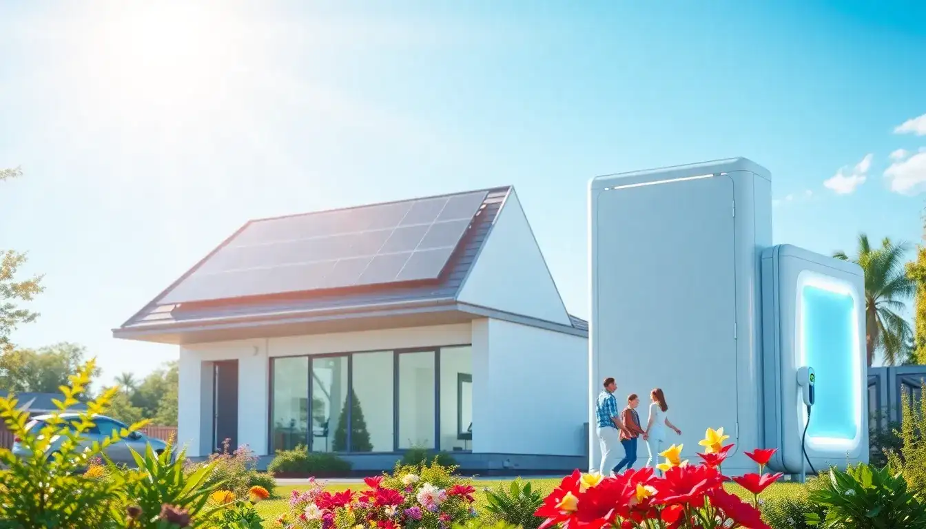 What are the main benefits of combining solar panels with battery storage