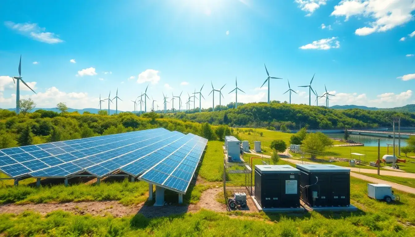 What are the benefits of integrating renewable energy with energy storage solutions