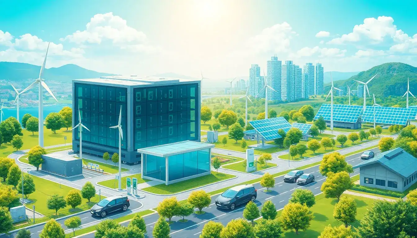 What role does energy storage play in reducing greenhouse gas emissions