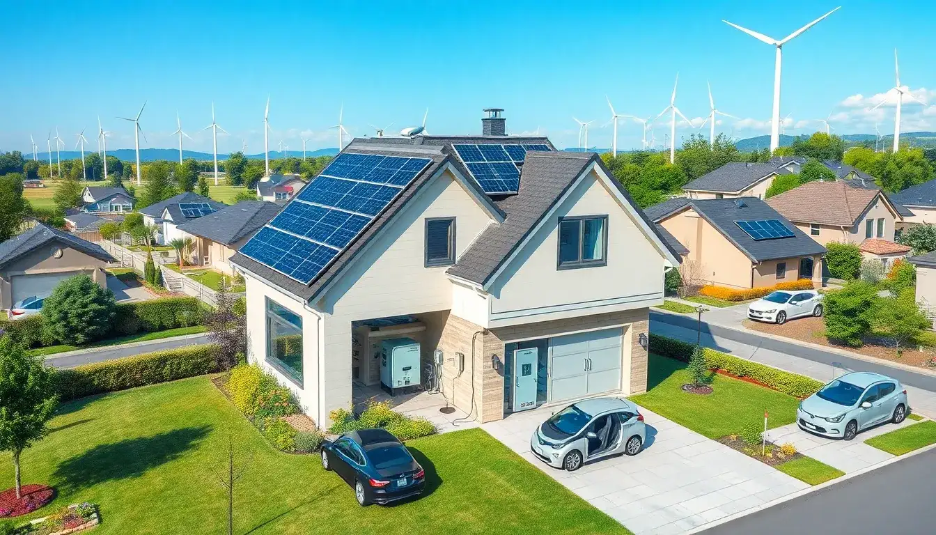 How does energy storage contribute to energy independence for homes and communities