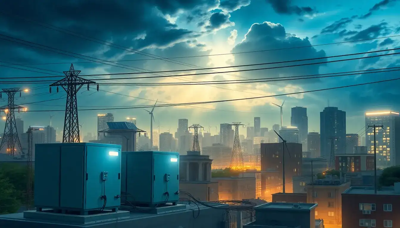 How does battery energy storage improve grid resilience during power outages