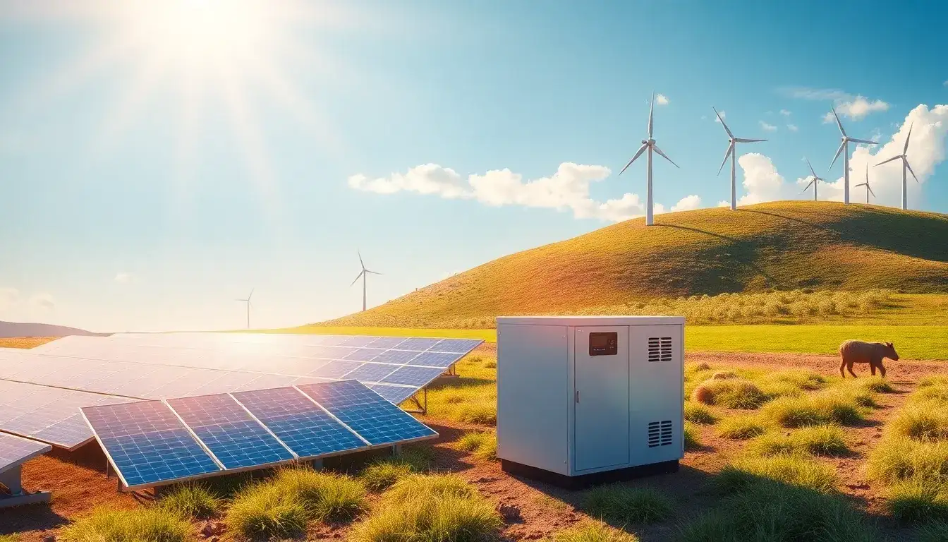 What are the main benefits of using energy storage with renewable sources