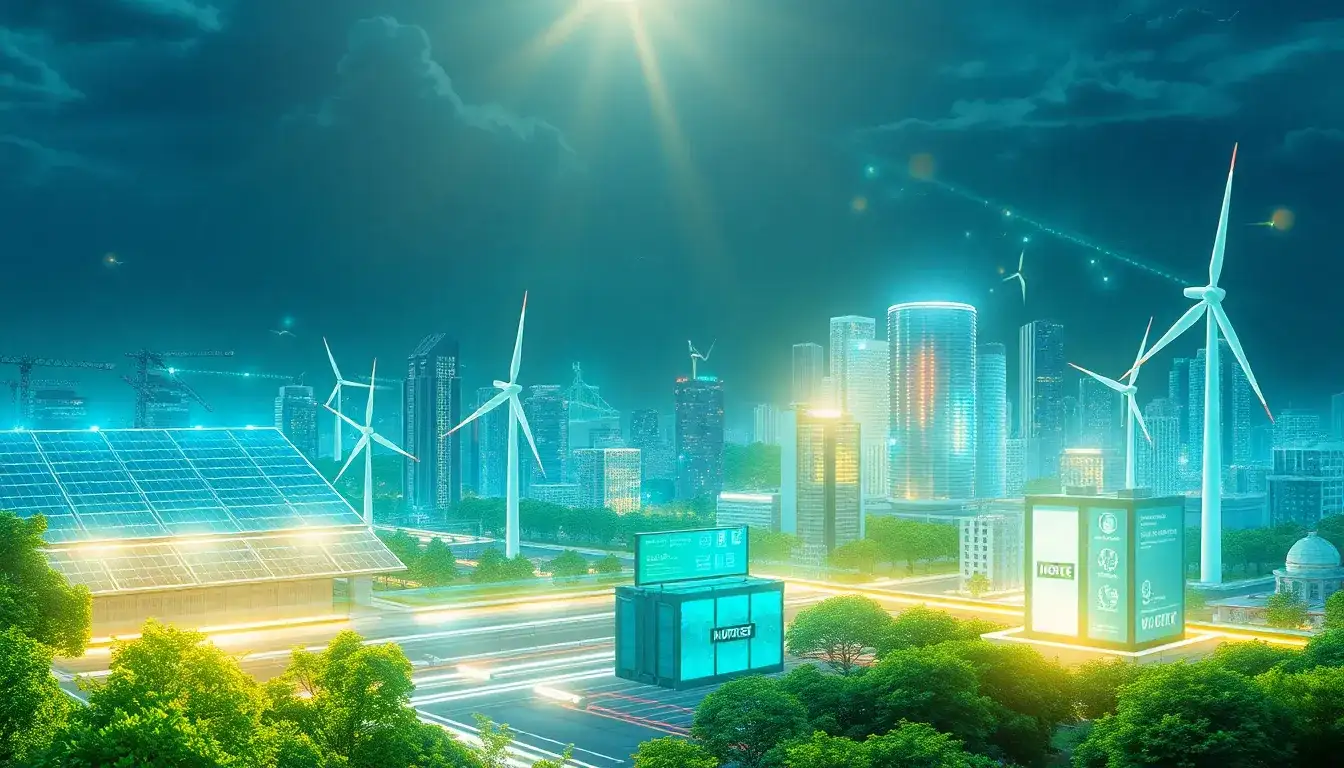 Why is battery storage considered the most efficient for renewable energy