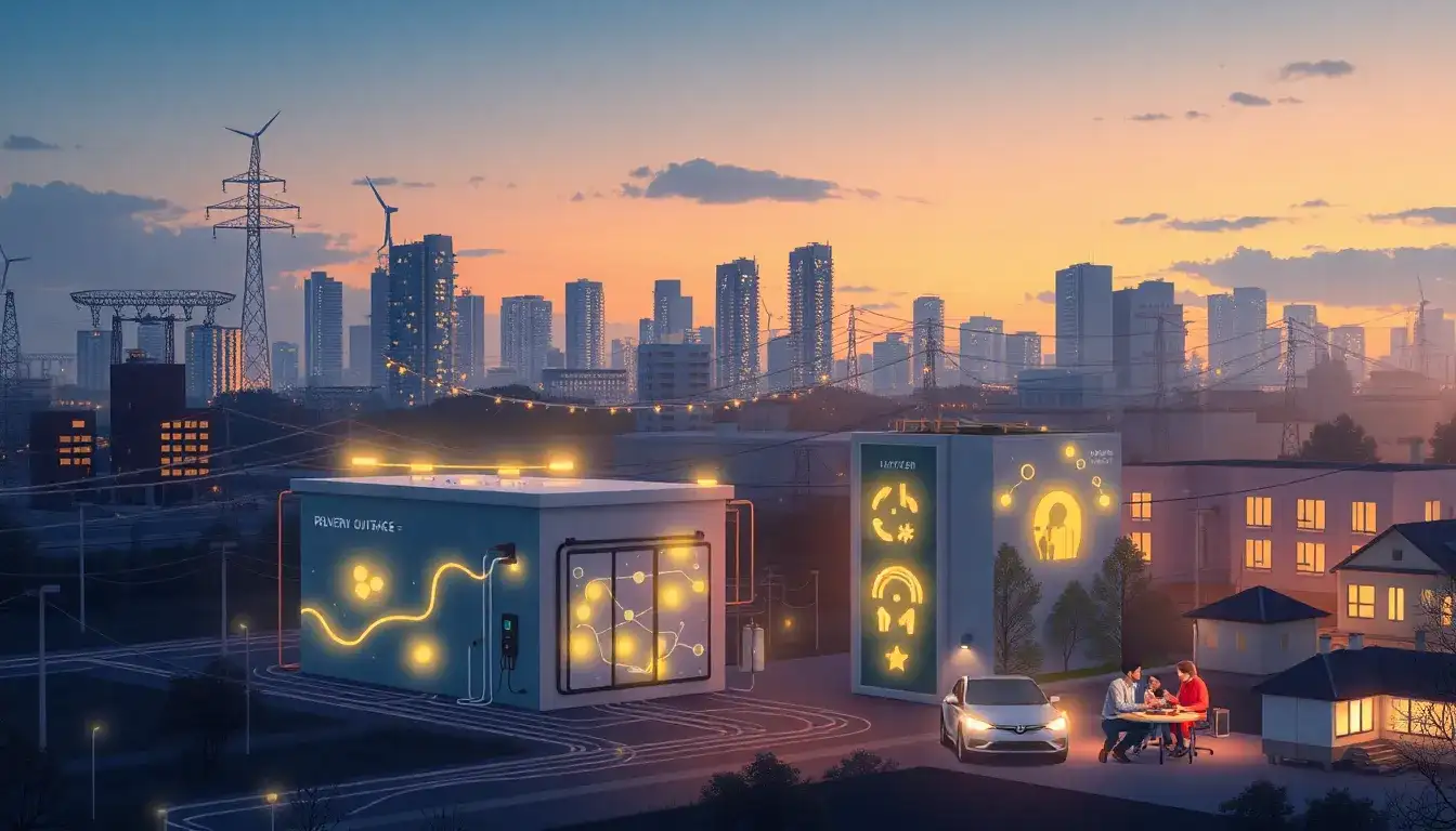 What role do batteries play in preventing power outages