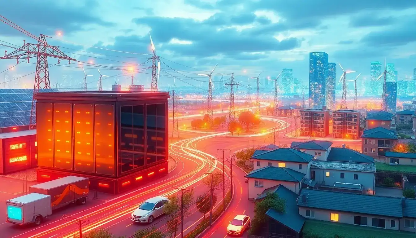 What are the benefits of integrating energy storage with smart grids