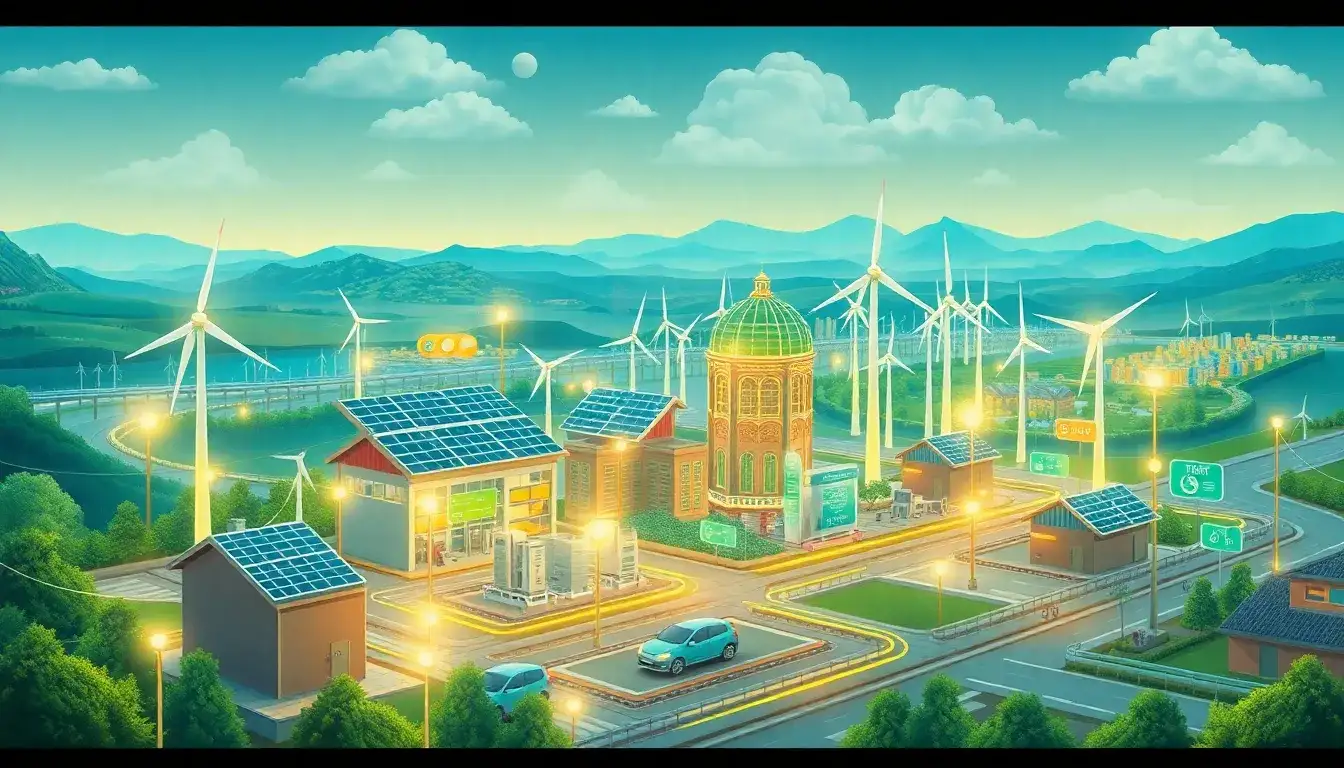 How do smart grids use IoT to manage renewable energy