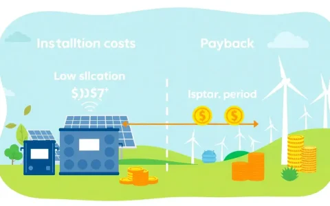 How does the cost of installation affect the payback period for energy storage systems