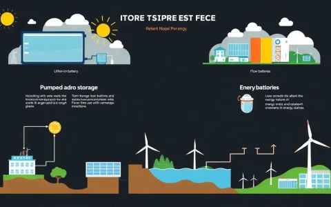 What are the most common types of energy storage used for renewable energy integration
