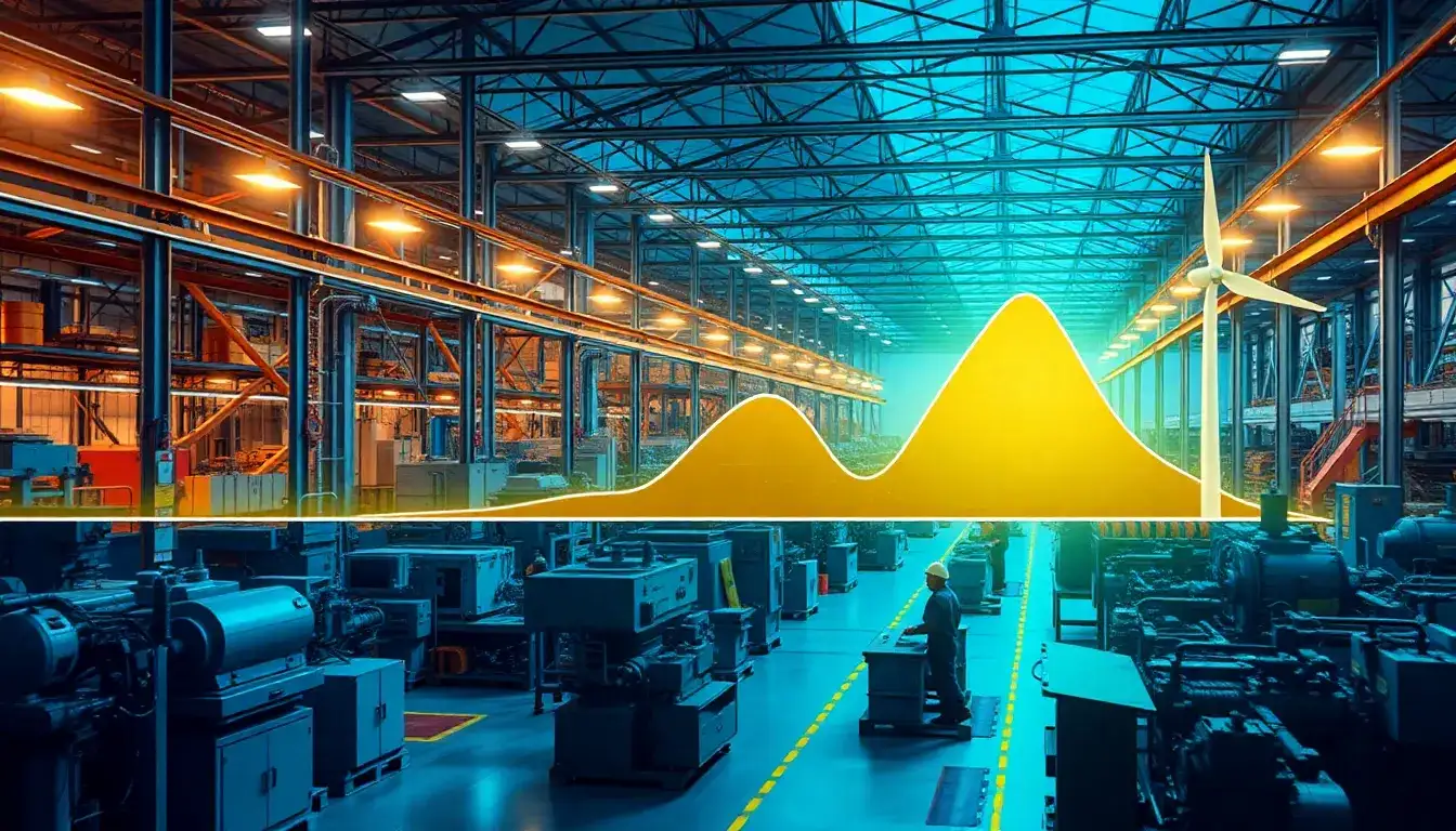 How does peak shaving benefit the manufacturing industry