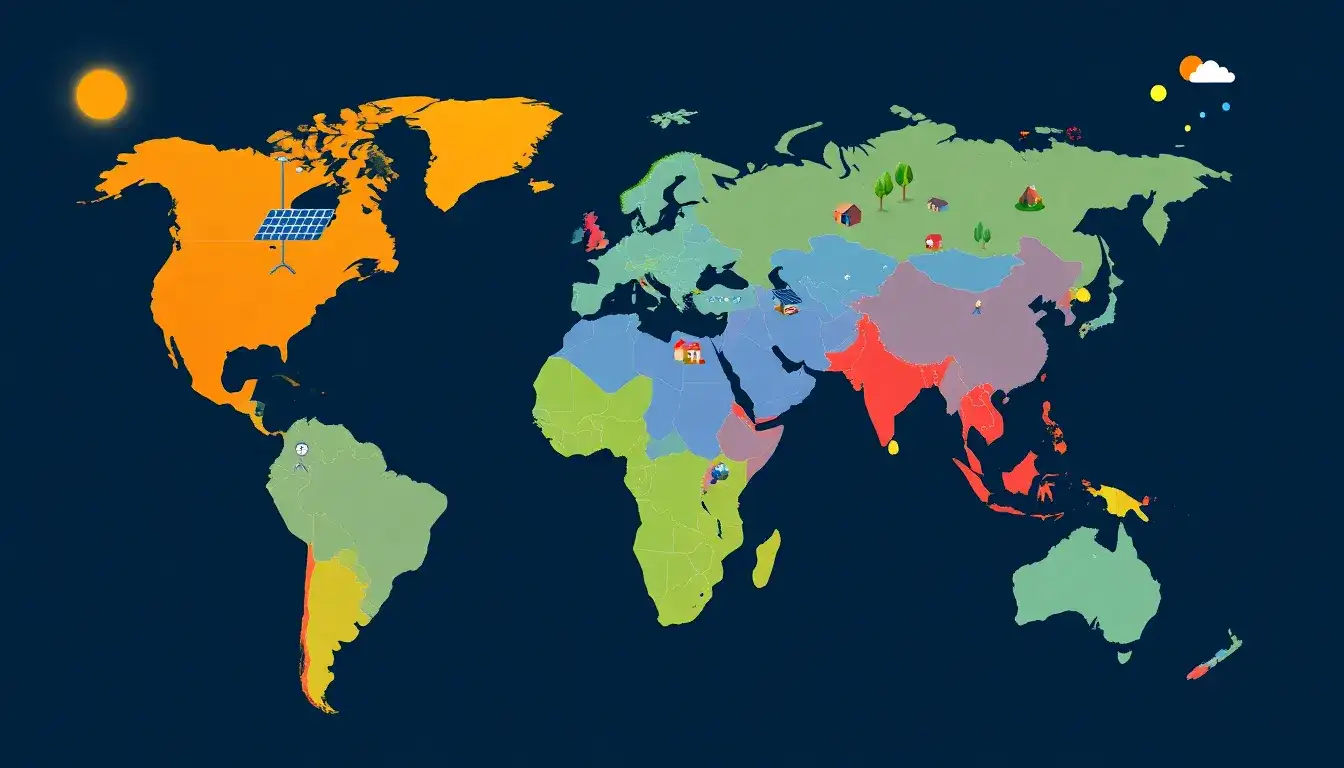 How do solar incentives vary across different regions