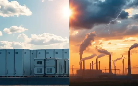 How do batteries compare to traditional power plants in terms of reliability