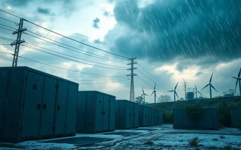 How does energy storage help stabilize the grid during extreme weather events