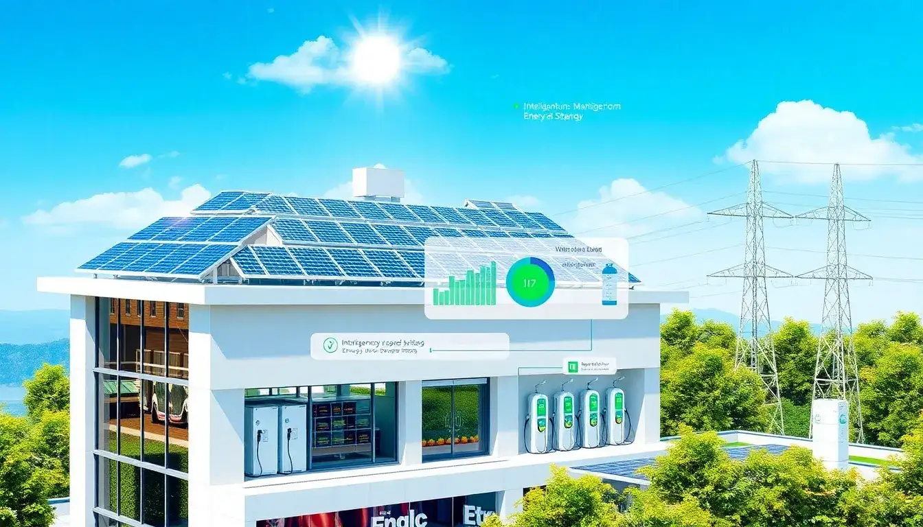 What are the benefits of using energy storage systems in commercial buildings