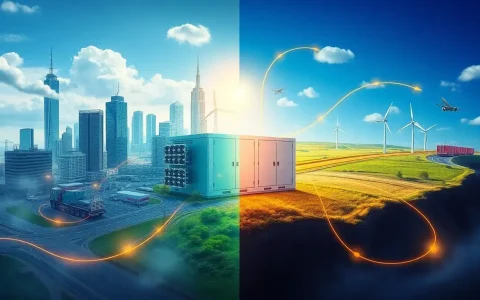 How does the location of an energy storage system affect its emissions reduction potential