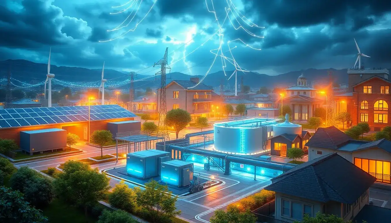 How do energy storage systems enhance the resilience of microgrids