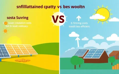 How does the cost of solar panel installation differ between high-sunlight and lower-sunlight regions