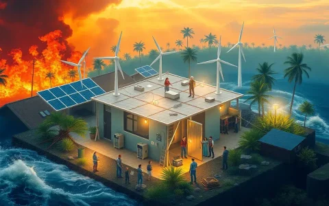 How do microgrids enhance energy resilience during natural disasters