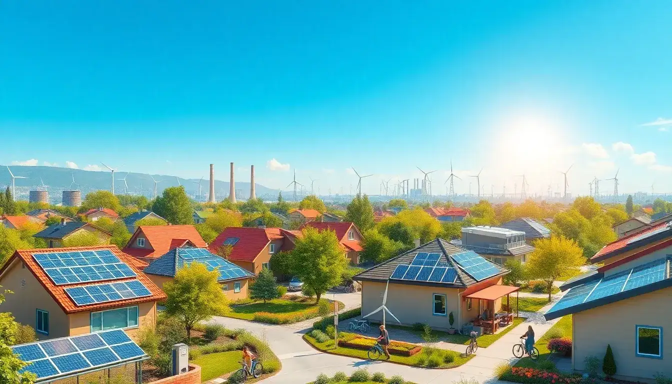 How do microgrids contribute to reducing greenhouse gas emissions