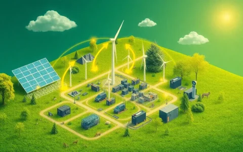How do microgrids and energy storage systems contribute to sustainability goals