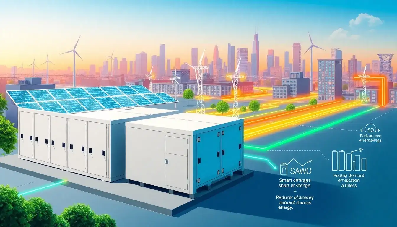 How do energy storage systems contribute to reducing peak demand charges