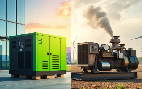 How do energy storage systems compare to traditional backup power solutions like diesel generators