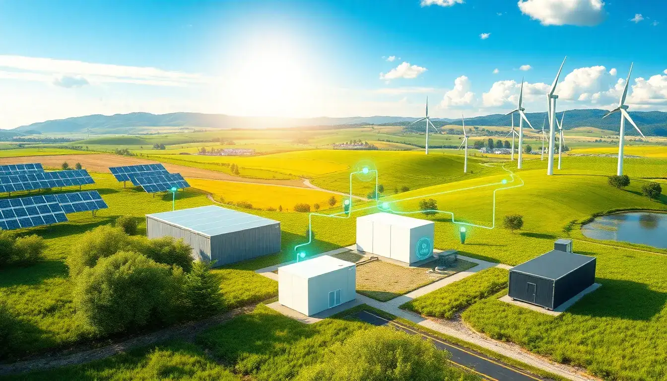 What are the environmental benefits of using energy storage systems with renewable energy