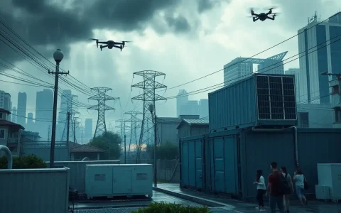 How do energy storage systems contribute to grid resilience during natural disasters