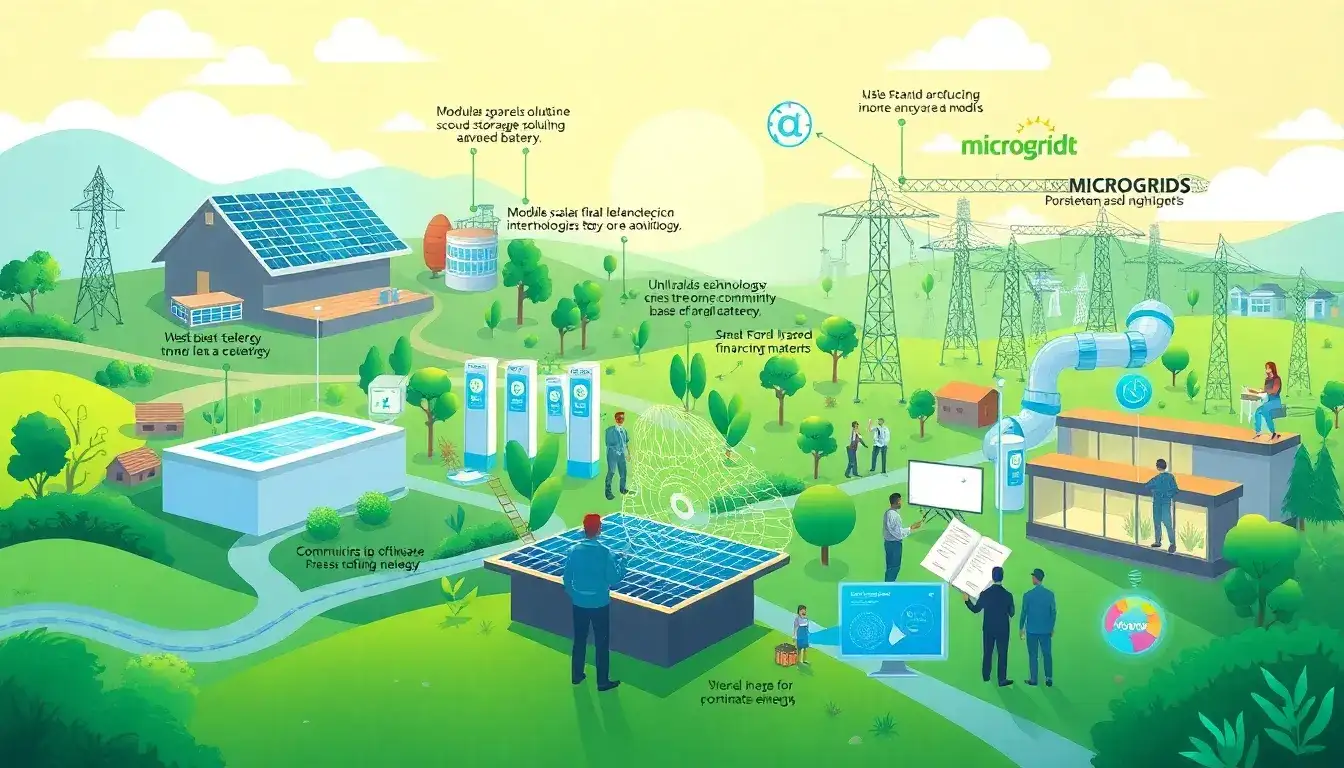 How can high initial costs be mitigated for microgrid implementation