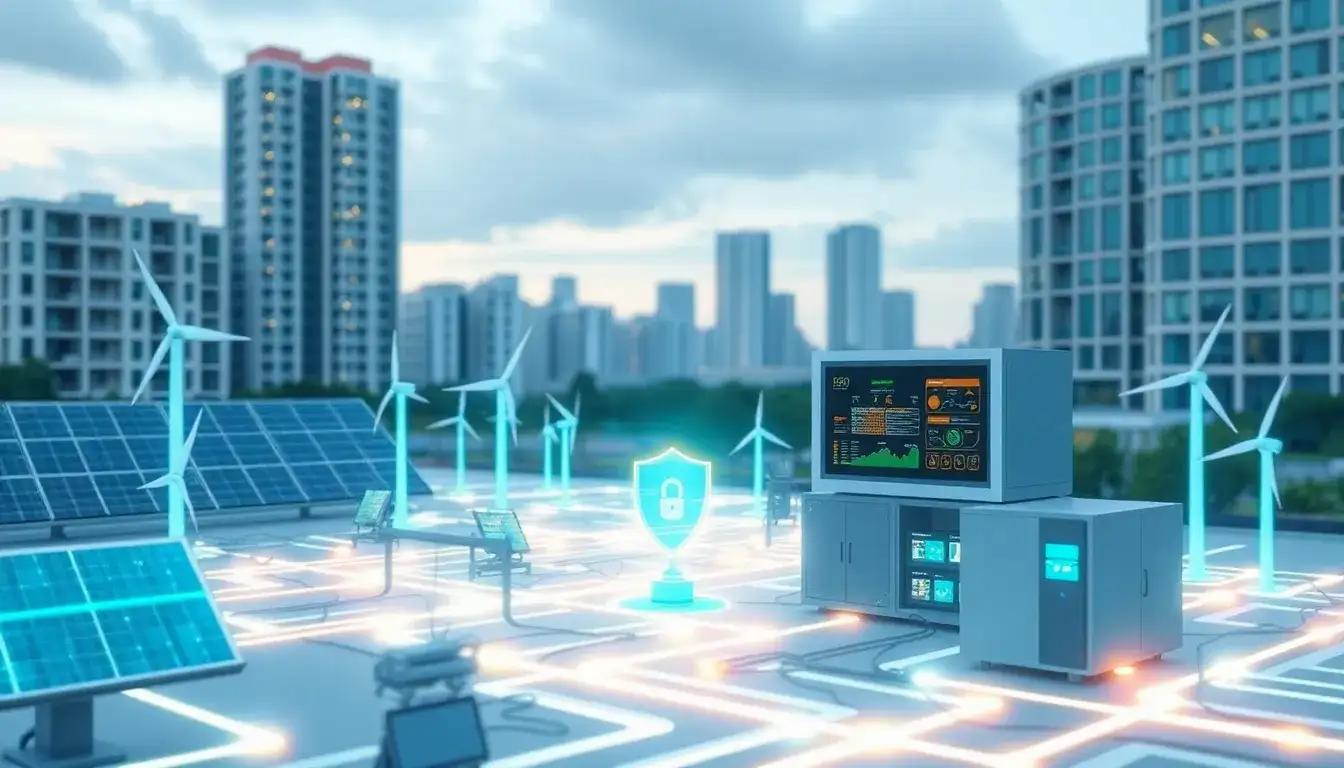 How do microgrids enhance cybersecurity for energy systems