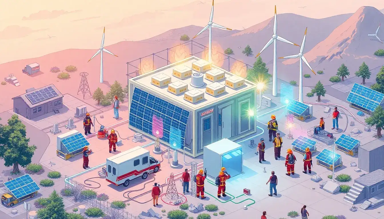 What role do microgrids play in emergency response systems