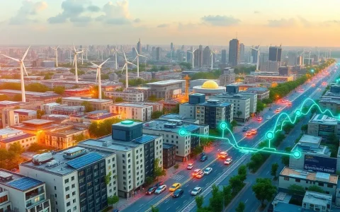 What are some real-world examples of large-scale microgrids in urban areas